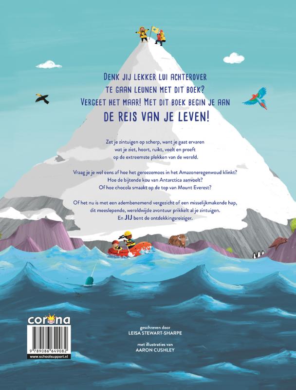 Achterkant van Hoe smaakt chocola op de Mount Everest