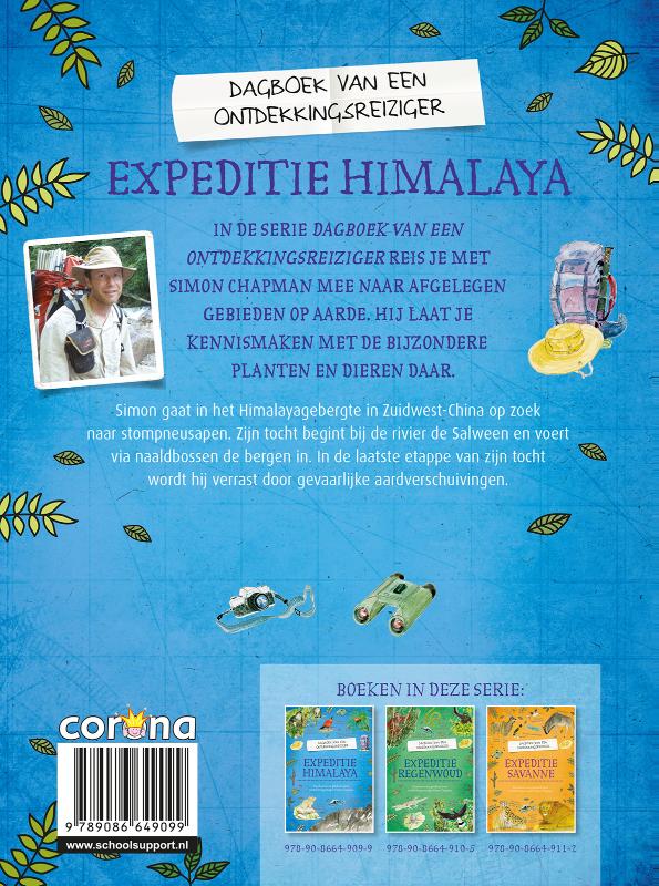 Achterkant van Expeditie Himalaya