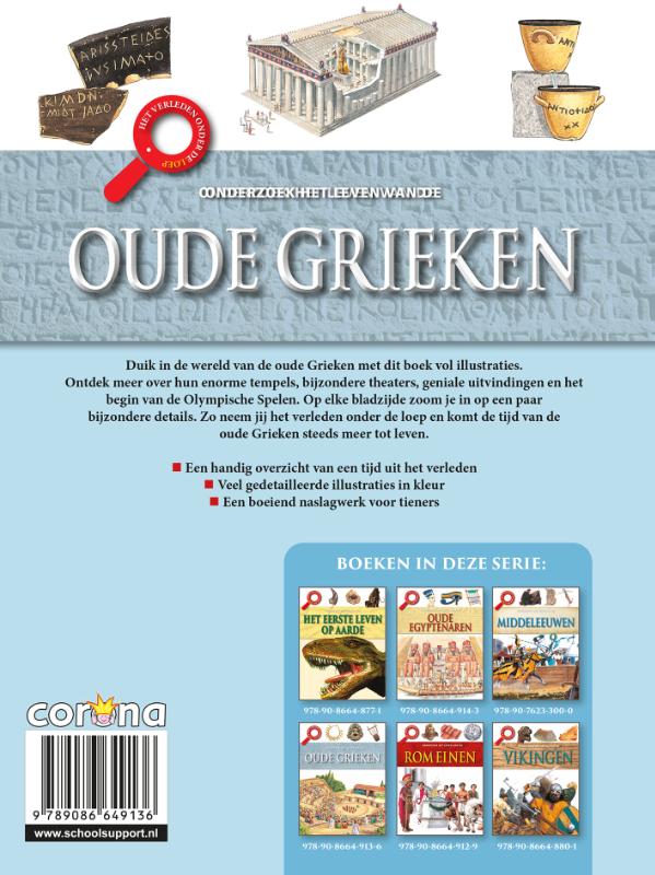 Achterkant van Het leven van de Oude Grieken