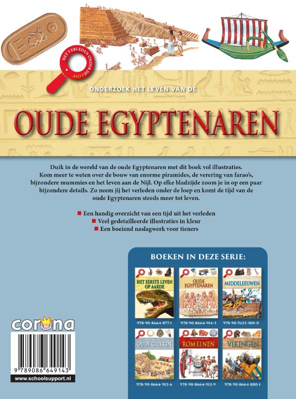 Achterkant van Het leven van de Oude Egyptenaren
