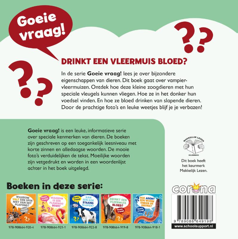 Achterkant van Drinkt een vleermuis bloed?
