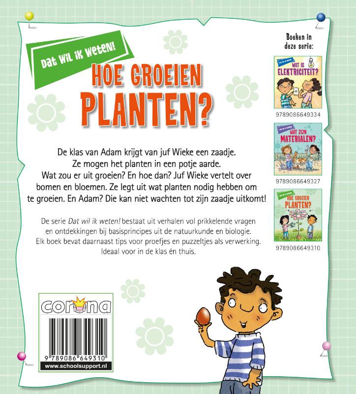 Achterkant van Hoe groeien planten?