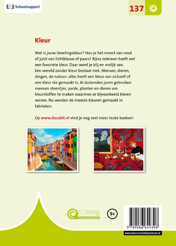Achterkant van Kleur