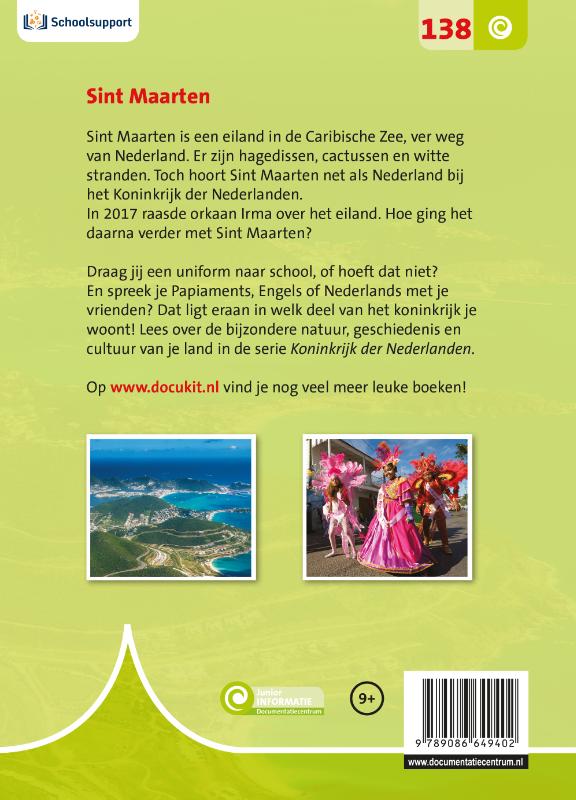 Achterkant van Sint Maarten