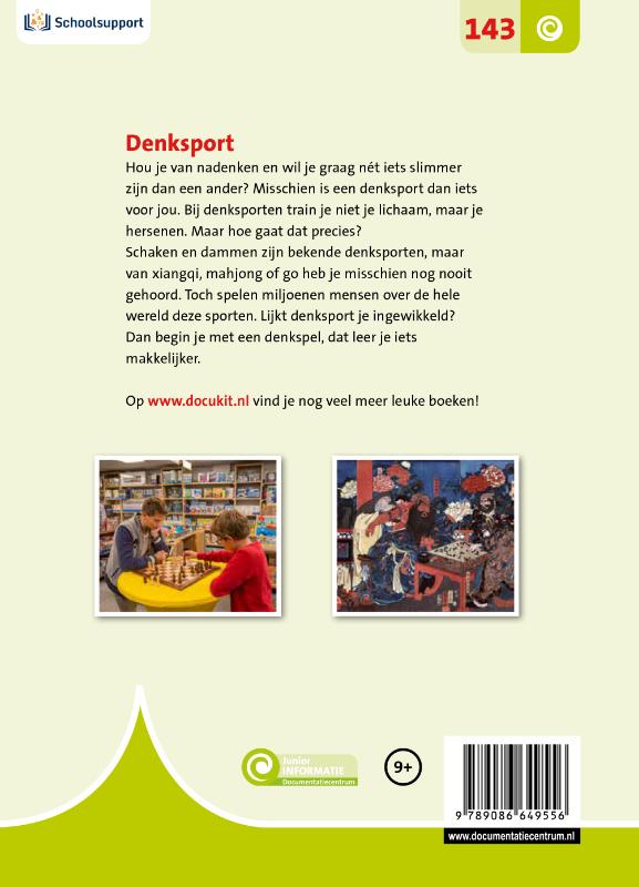 Achterkant van Denksport
