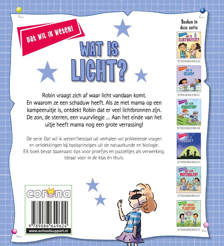 Achterkant van Wat is licht?