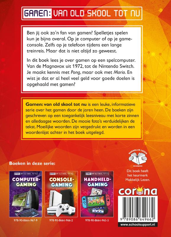 Achterkant van Console gaming