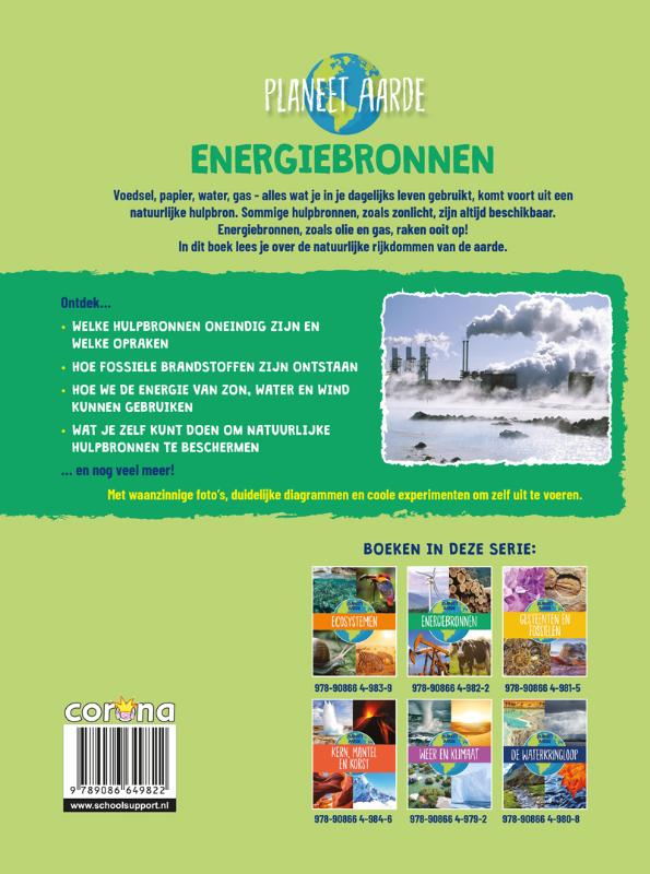 Achterkant van Energiebronnen