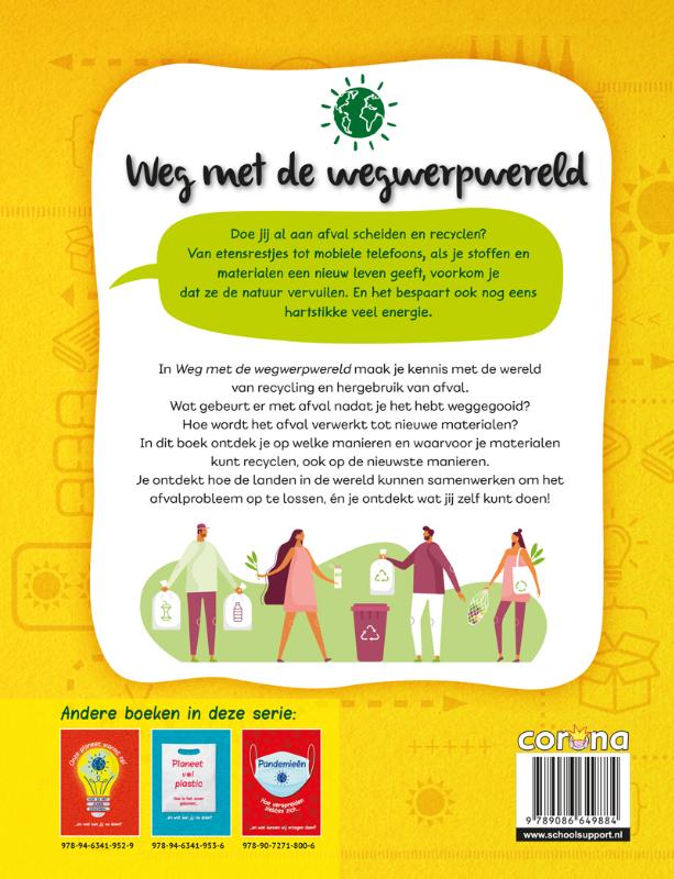 Achterkant van Weg met de wegwerpwereld