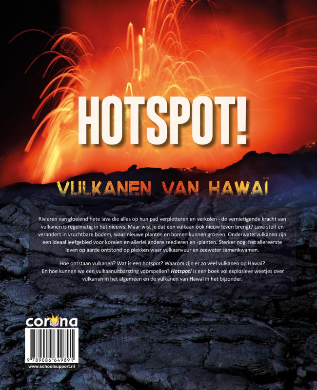 Achterkant van Hotspot! - Vulkanen van Hawaï