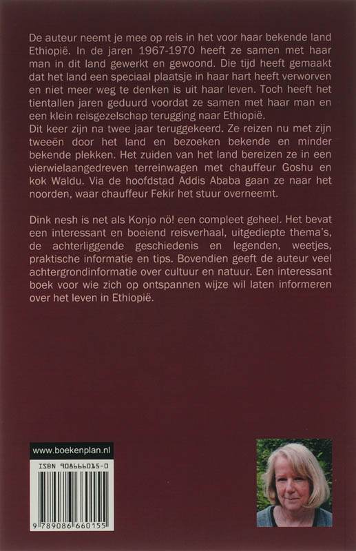 Achterkant van Dink Nesh