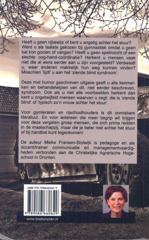 Achterkant van Wees blij dat ik niet rij
