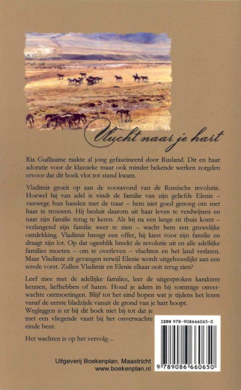Achterkant van Vlucht naar je hart