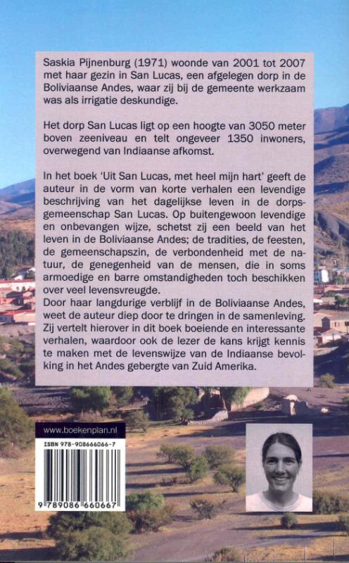 Achterkant van Uit San Lucas, met heel mijn hart