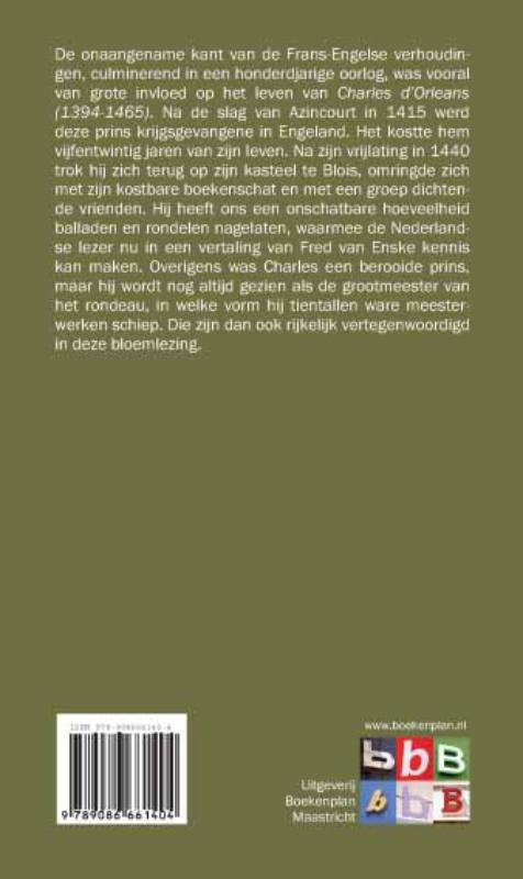 Achterkant van Weemoedige prins