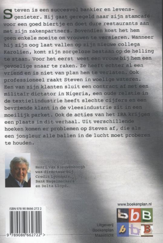 Achterkant van De bankier