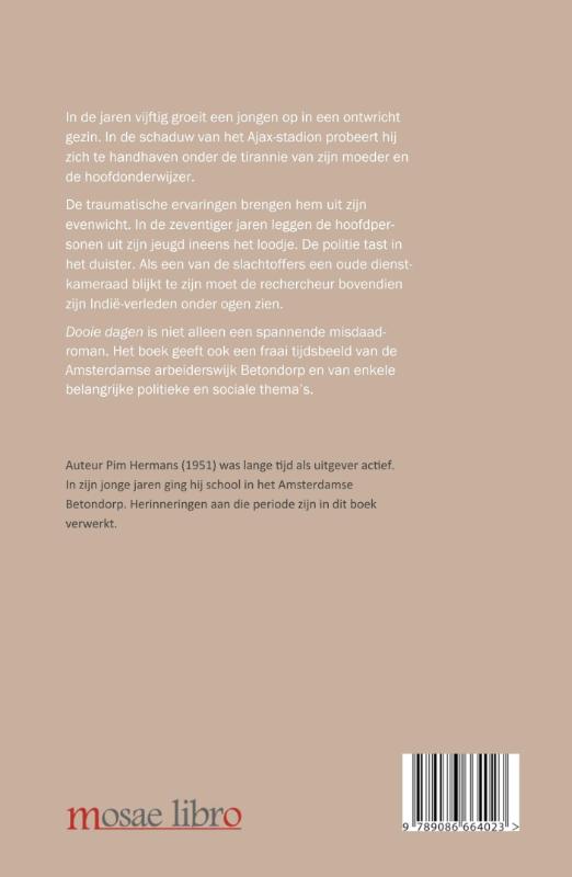 Achterkant van Dooie dagen