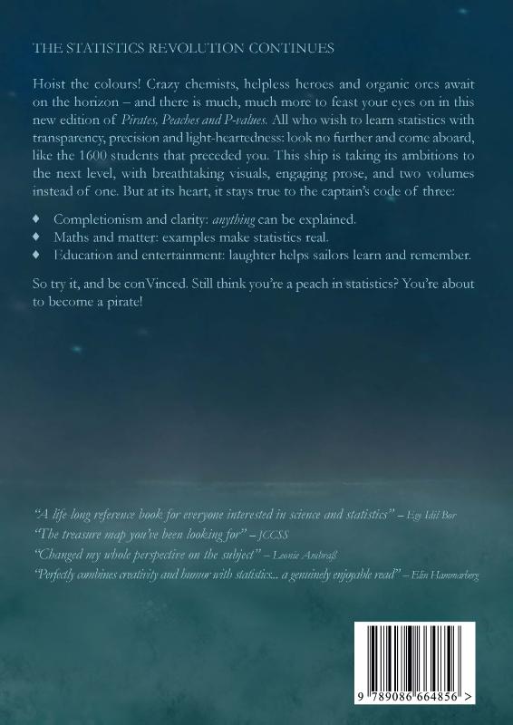 Achterkant van Pirates, Peaches and P-values Parrrt 2