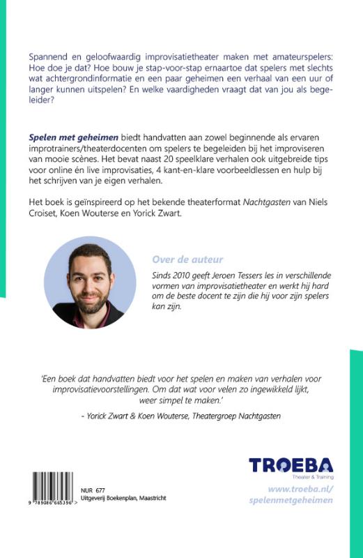 Achterkant van Spelen met geheimen