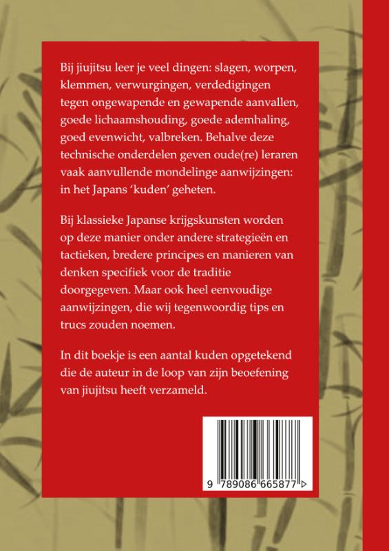 Achterkant van Jiujitsu Kuden