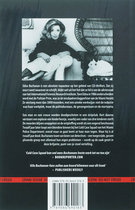 Achterkant van Cold Case Squad