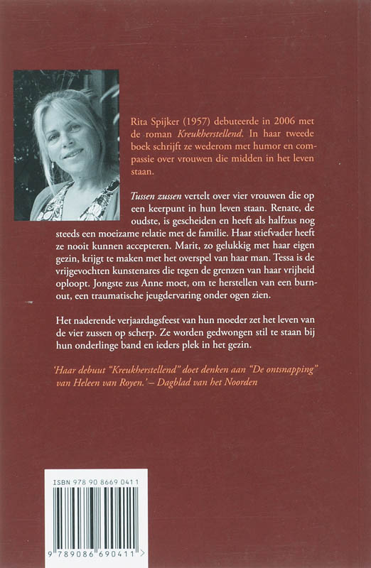 Achterkant van Tussen zussen