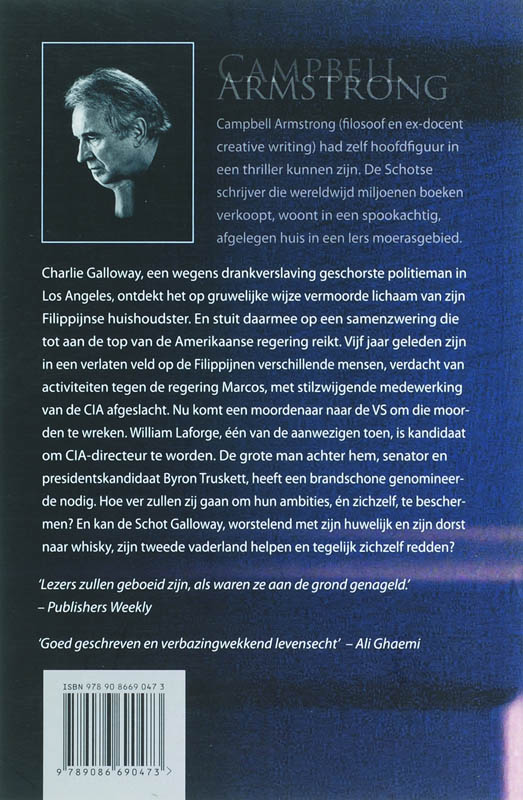 Achterkant van Dienaren van de nacht