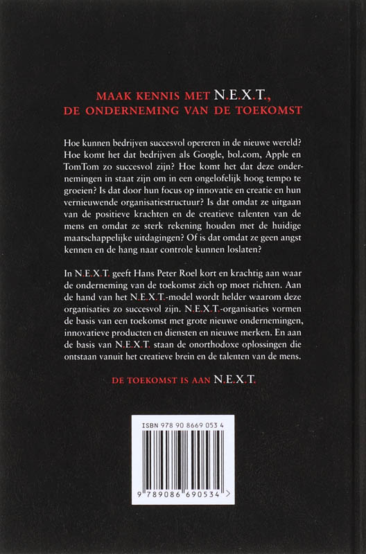 Achterkant van N.E.X.T.