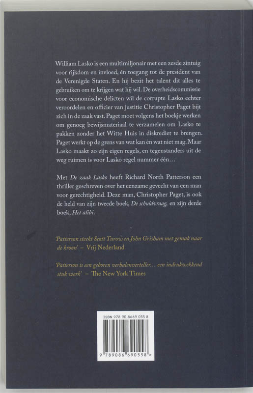 Achterkant van De zaak Lasko