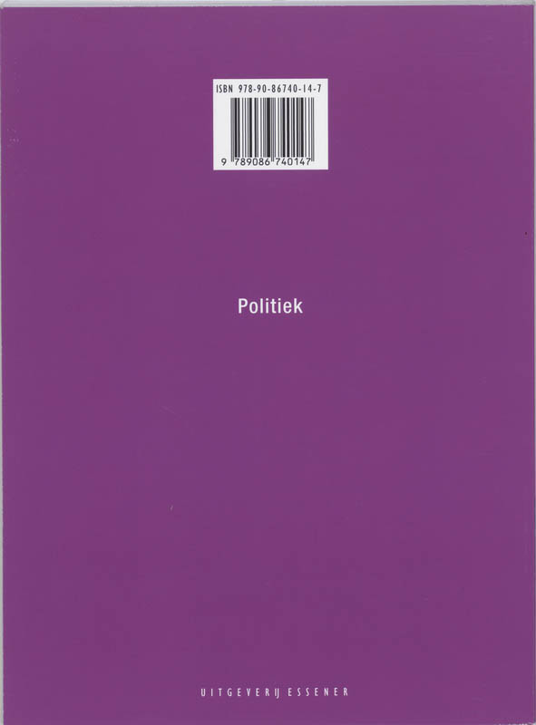 Achterkant van Examenkatern