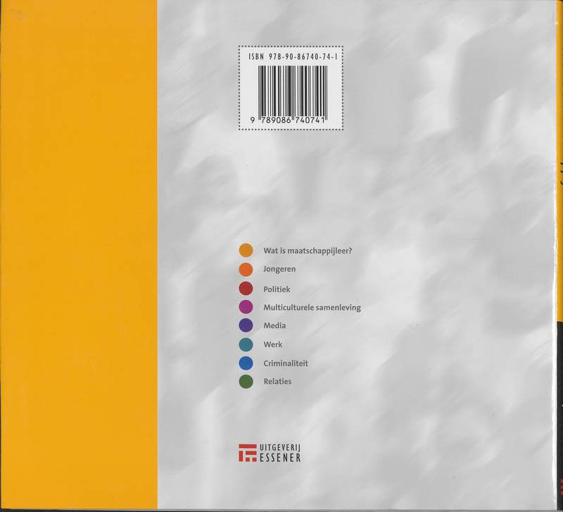 Achterkant van Lesboek