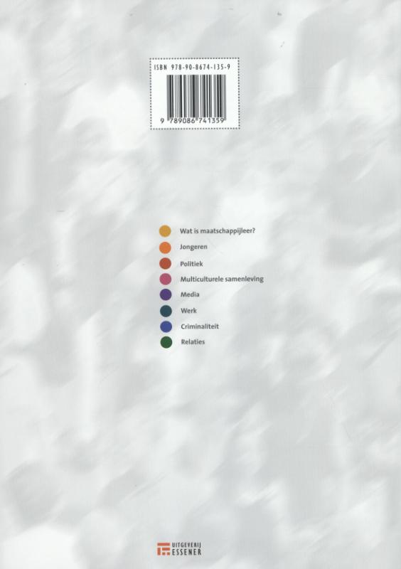 Achterkant van les/werkboek