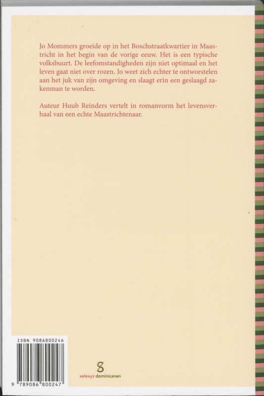 Achterkant van Jo de Mommer