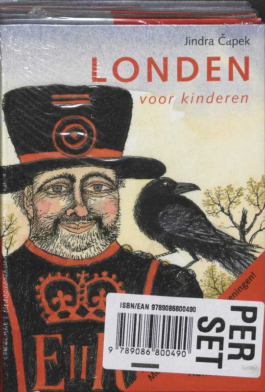 Achterkant van Londen voor kinderen set van 5 ex