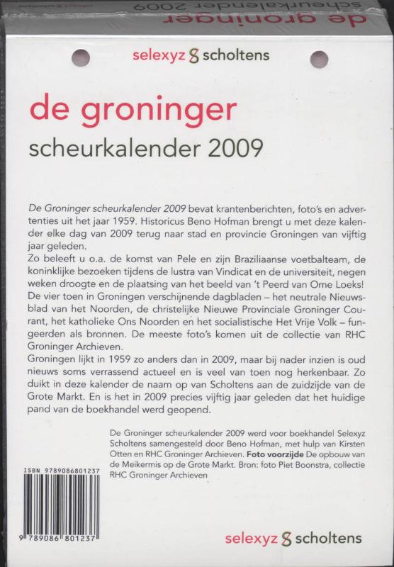 Achterkant van 2009