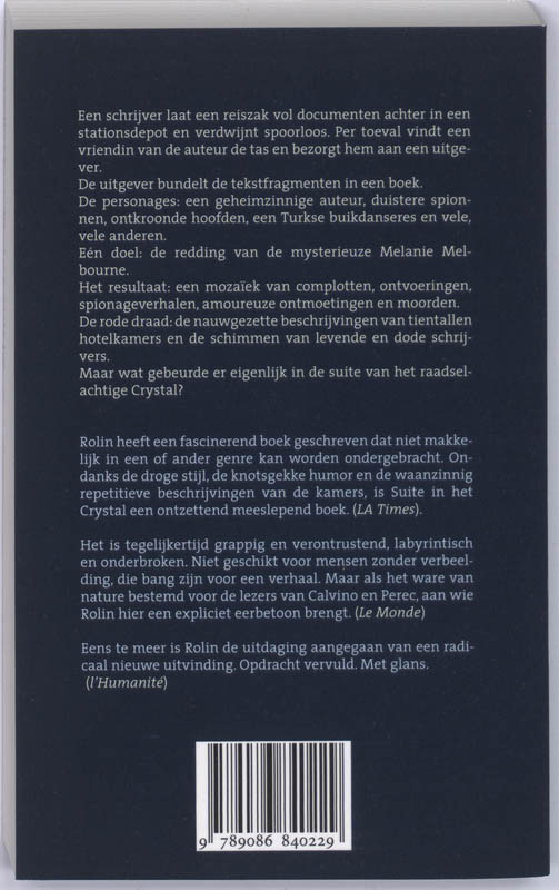 Achterkant van Suite in het Crystal