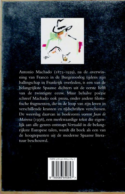 Achterkant van Juan de Mairena