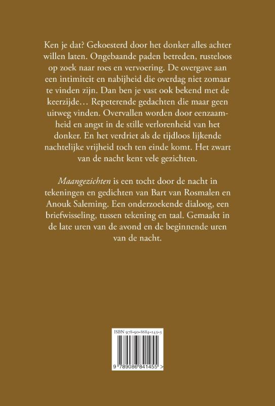 Achterkant van Maangezichten