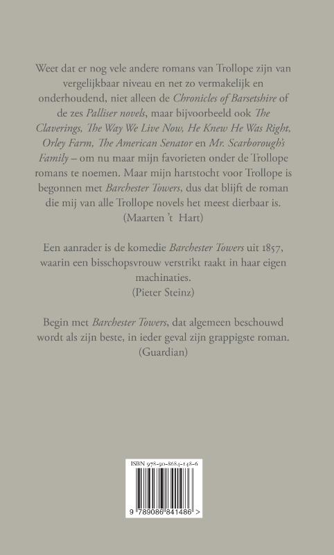 Achterkant van De torens van Barchester