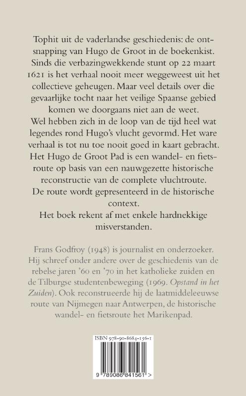 Achterkant van Hugo de Groot Pad, historische wandel- en fietsroute