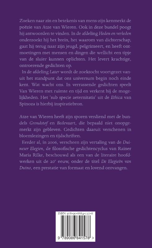 Achterkant van Eeuwig leven