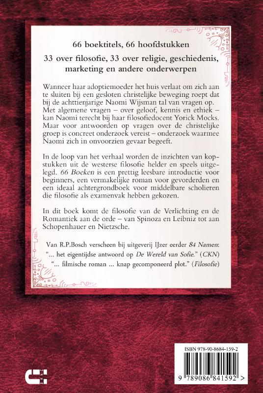 Achterkant van 66 Boeken