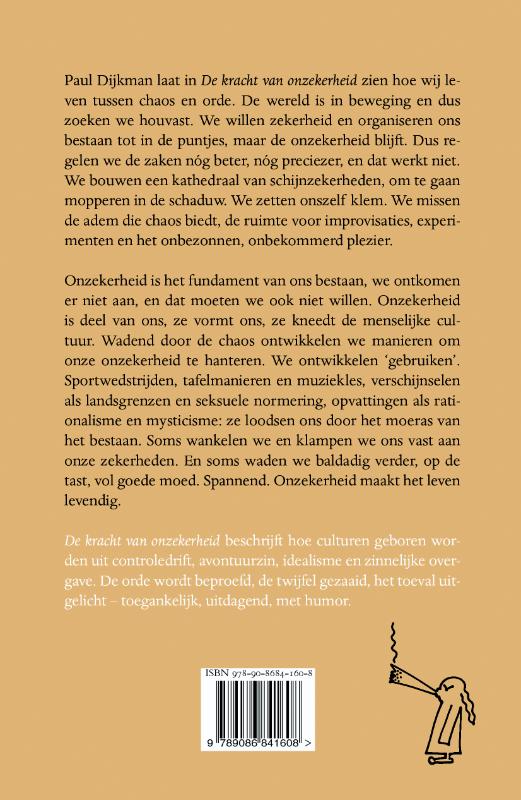 Achterkant van De kracht van onzekerheid