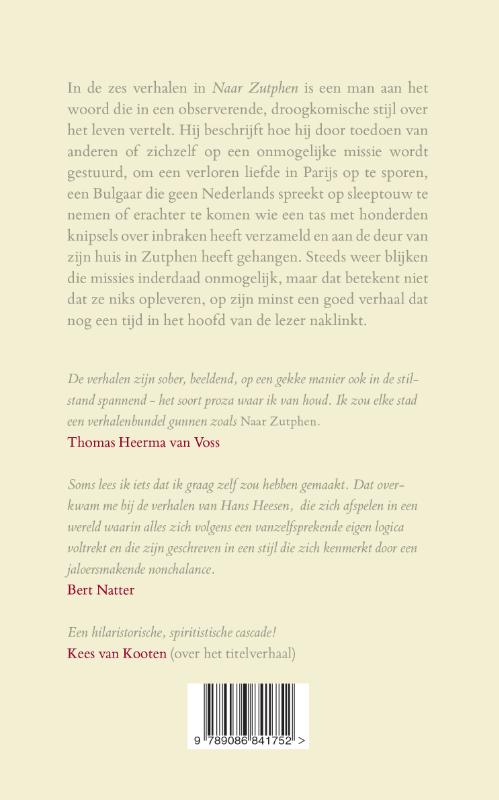 Achterkant van Naar Zutphen
