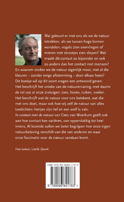 Achterkant van In contact met de natuur