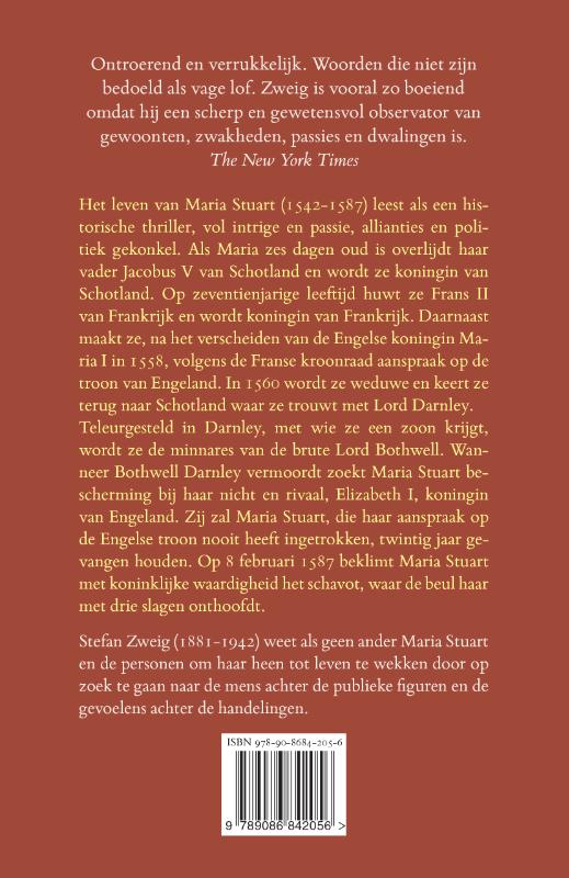 Achterkant van Maria Stuart