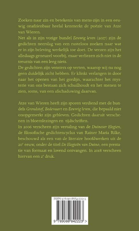 Achterkant van Aan alles voorbij