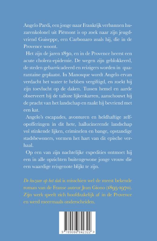 Achterkant van De huzaar op het dak
