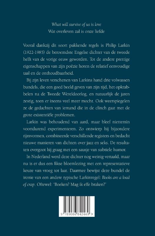 Achterkant van Het leven met een gat erin