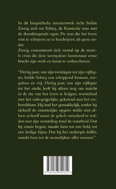 Achterkant van Tolstoj